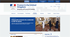 Desktop Screenshot of ambafrance-uk.org